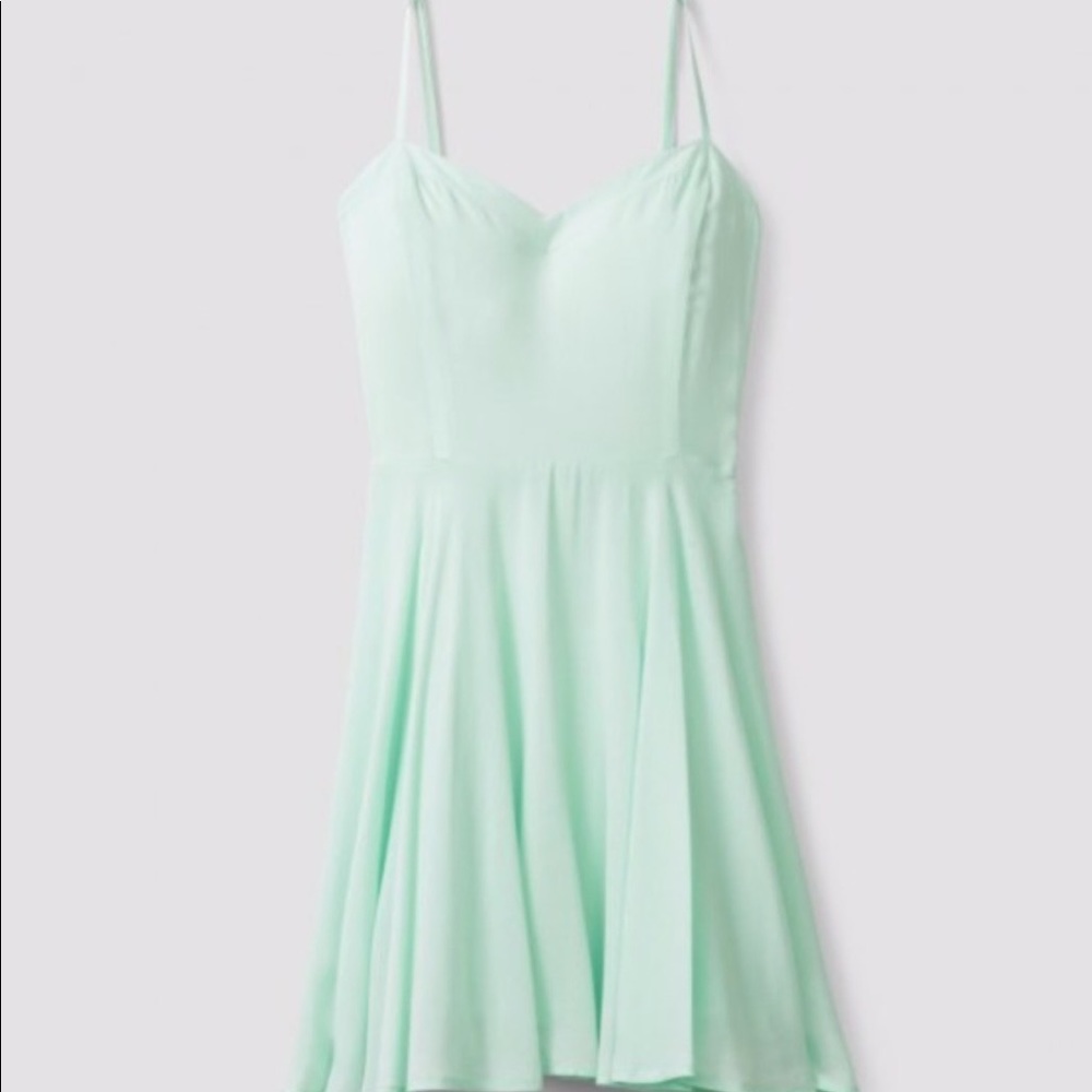 Aritzia Talula Lapinski Mint Green Skater Dress 4